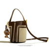 Women's Leather Bucket Bag Advanced Texture Ladies Handbag Unique Design Females Carrier Bags