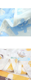 Newborn Baby 4 Pcs Cotton Receiving Blanket Swaddle Baby Bedsheet.