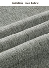 Shower Curtains Thick Grey Imitation Linen Fabric Waterproof Bath Curtains For Bathroom Bathtub Large Wide Modern Bathing Cover