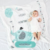 Newborn Baby Blankets Comfortable Swaddle Cotton Wrap Soft Cozy Baby Blanket.