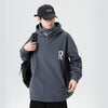Men's Hoodie Rocker Fleece Pullover Classic Sweater Turtleneck Jackets.