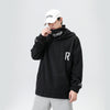Men's Hoodie Rocker Fleece Pullover Classic Sweater Turtleneck Jackets.