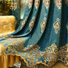 Curtain Contemporary European Design Chenille Cloth Blackout Curtains Gold Silk Embroidery