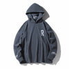 Men's Hoodie Rocker Fleece Pullover Classic Sweater Turtleneck Jackets.